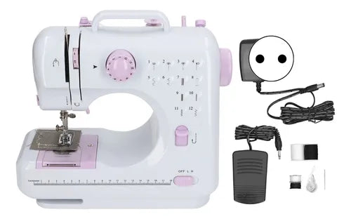 Máquina de Costura Elétrica Portátil a Pilhas - A solução prática e rápida para os seus reparos do dia a dia!