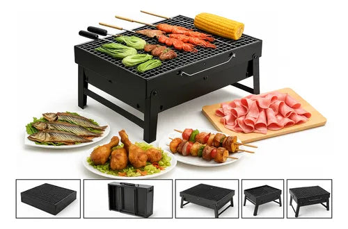 Churrasqueira a Carvão Portátil – O sabor do churrasco em qualquer lugar!